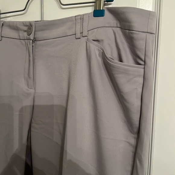 Light grey, comfortable pants 28”  inseam - Picture 2 of 4
